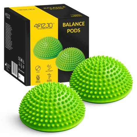 Balanční masážní polokoule 2 ks. zelené