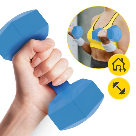 Neoprenové činky 2 x 2 kg