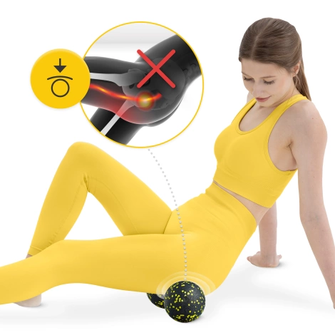 Dvojitý masážní míček EPP 12 cm