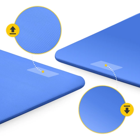 Podložka na cvičení YOGA MAT NBR 1 cm 180 × 60 × 1 cm modrá