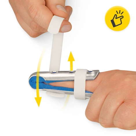 Duralová dlaha pro fixaci prstu MED M