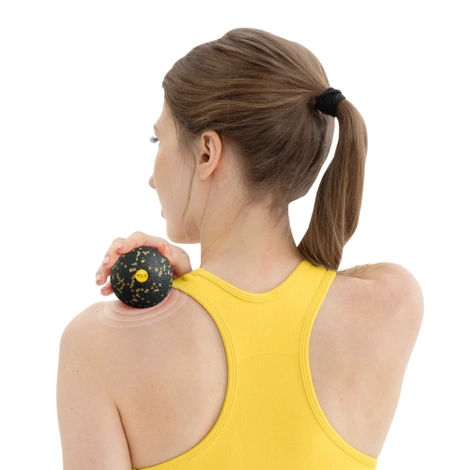 Masážní míček EPP 8 cm zlatý