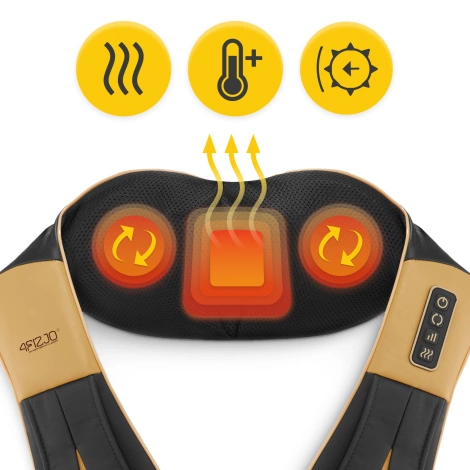 Bezdrátový masážní přístroj na krk SHIATSU ULTRA+