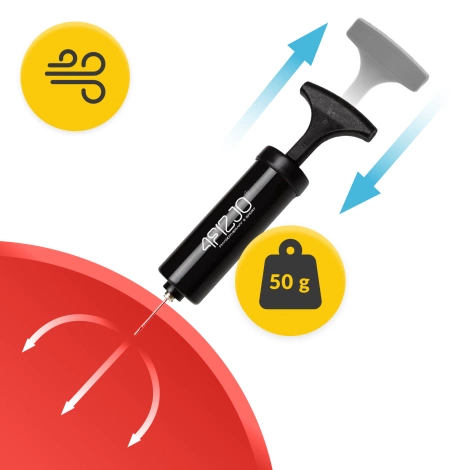 Míč na pilates 22 cm červený