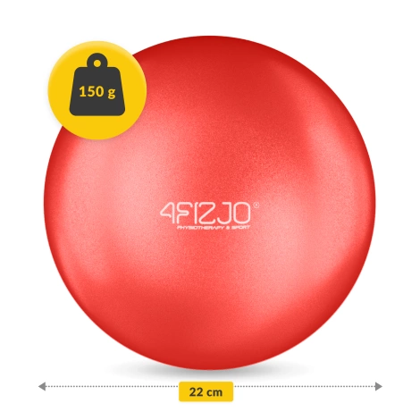 Míč na pilates 22 cm červený