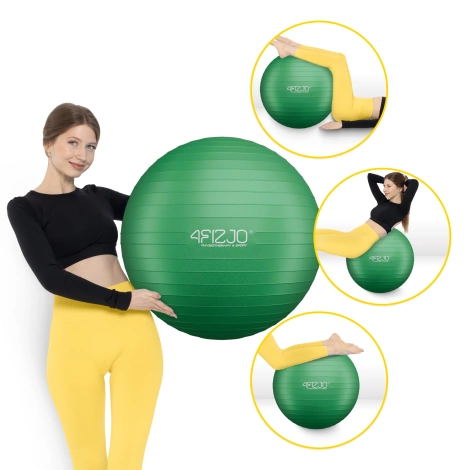 Gymnastický míč 75 cm zelený