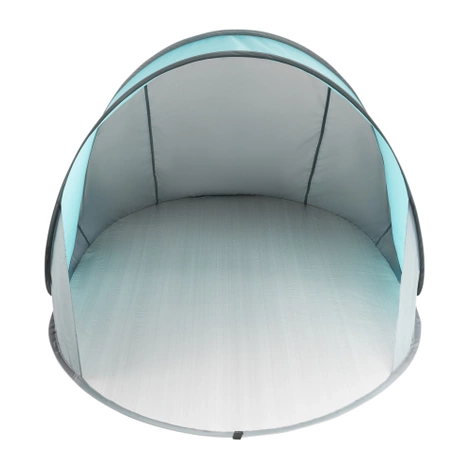 Samorozkládací plážový stan šedý