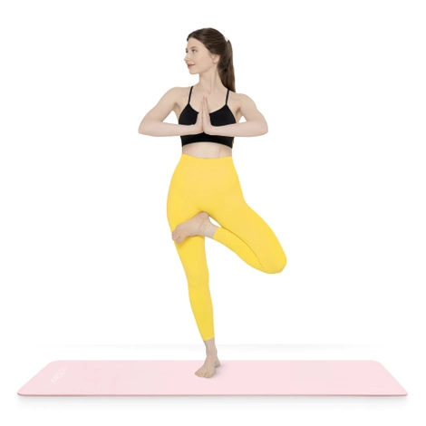 Podložka na cvičení YOGA MAT NBR 1 cm 180 × 60 × 1 cm růžová