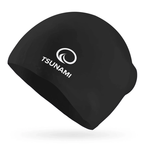 Plavecká čepice unisex TSUNAMI černá