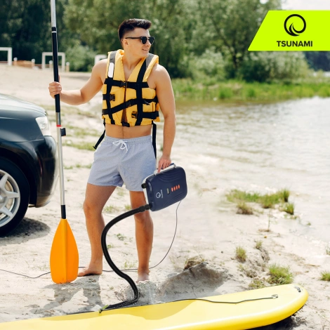 Elektrická pumpa na paddleboard do auta SUP TSUNAMI