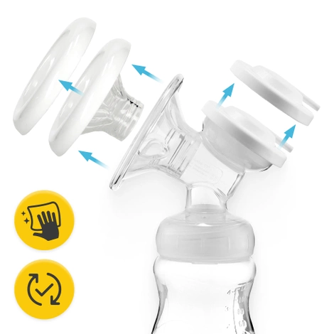 Dvojitá odsávačka mateřského mléka