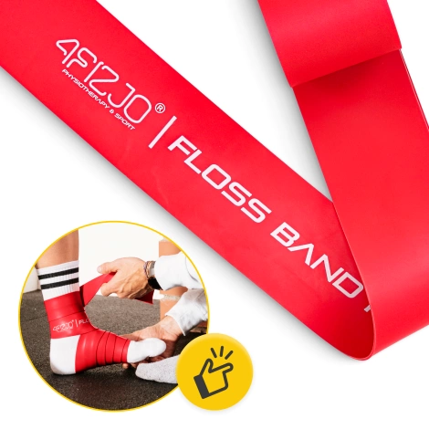 Rehabilitační páska FLOSS BAND 1 mm červená