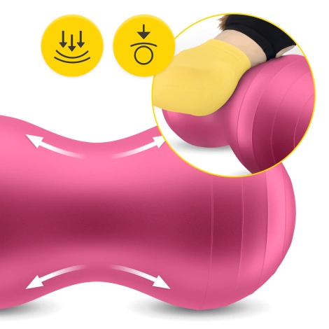 Rehabilitační míč PEANUT AIR BALL růžový