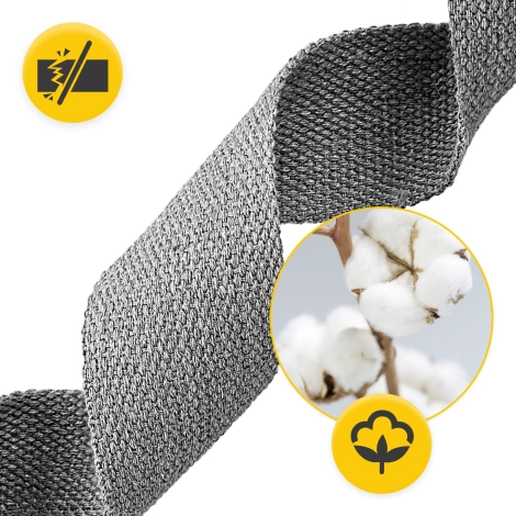 Popruh na jógu šedý