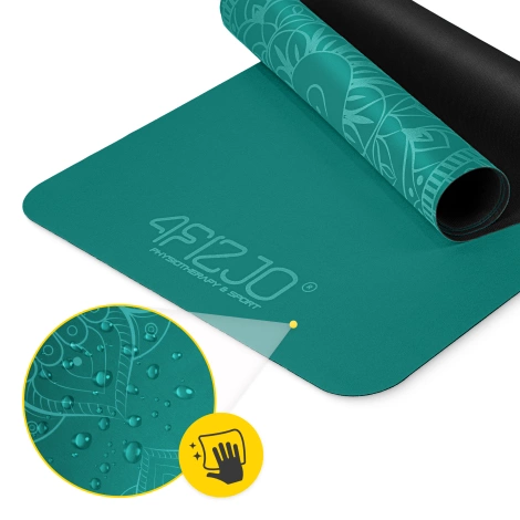 Semišová podložka na jógu a cvičení 1,5 mm