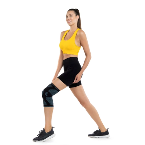 Elastická bandáž na kolenní kloub XL modrá