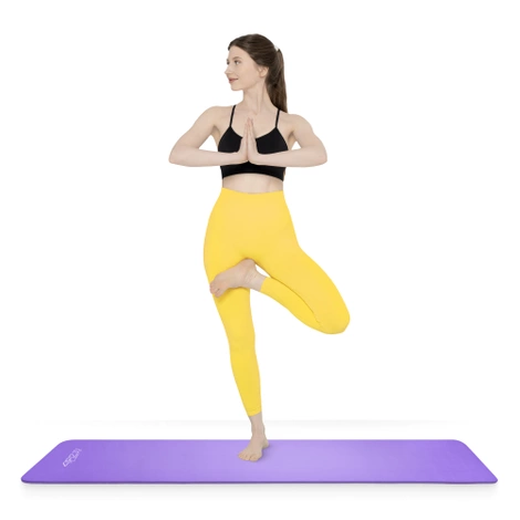 Podložka na cvičení YOGA MAT NBR 1 cm 180 × 60 × 1 cm fialová