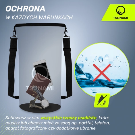 Voděodolný pytlík 20 litrů TSUNAMI