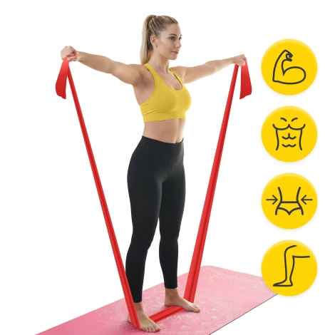 Rehabilitační páska FLAT BAND 2-4 kg 30 m