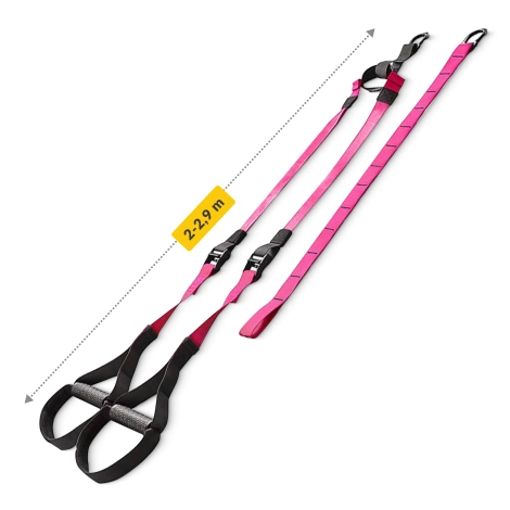 Tréninkové pásy 4FIZJO růžové