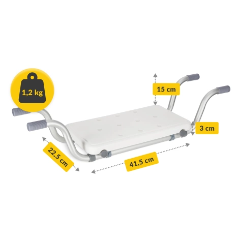 Koupelnová lavice do vany