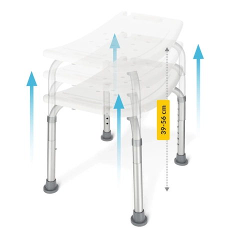 Stolička do sprchy obdélníková