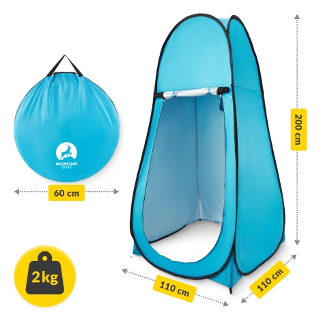 Plážový převlékací stan Mountain Goat modrý