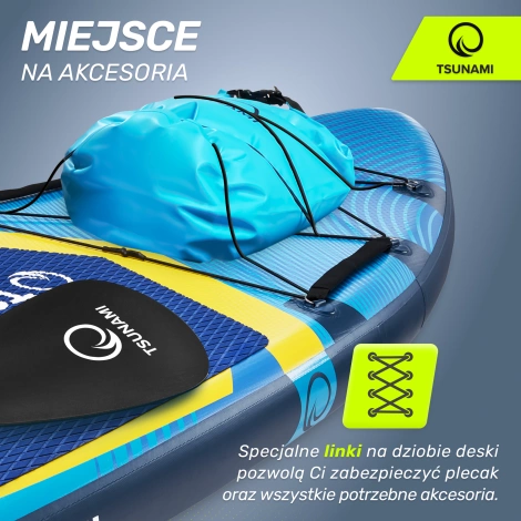 Nafukovací paddleboard SUP PRO TSUNAMI 350 cm T13 modrý