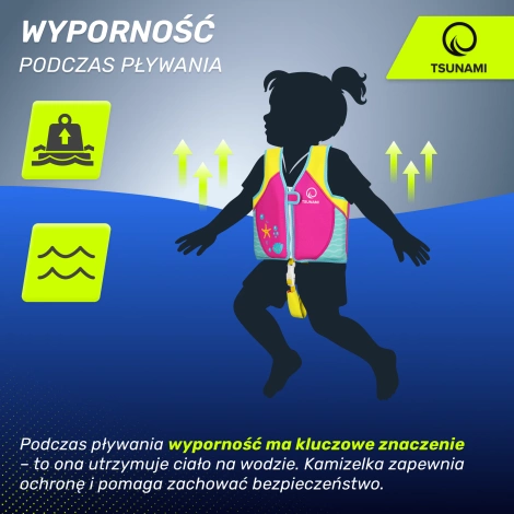 Plovací vesta pro děti ve věku 3–6 let TSUNAMI