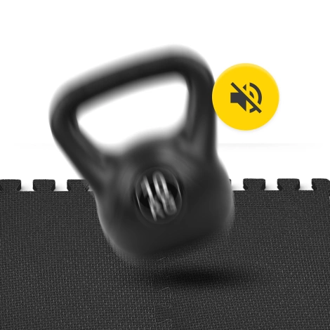 Ochranná podlaha do posilovny PUZZLE 30 x 30 cm 24 ks