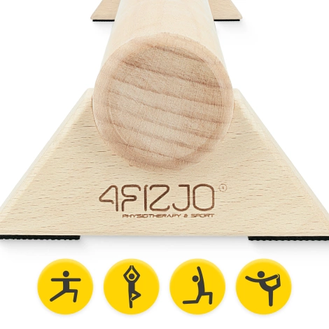 Dřevěná gymnastická kladina 100 cm