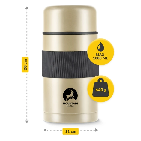 Obědová termoska z nerezové oceli