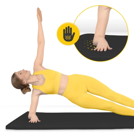 Velká protiskluzová podložka na cvičení TPE 2 cm