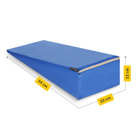 Rehabilitační masážní klín modrý