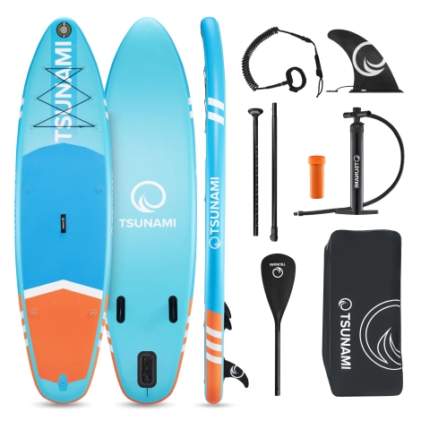 Nafukovací paddleboard SUP TSUNAMI 320cm T02 modrý