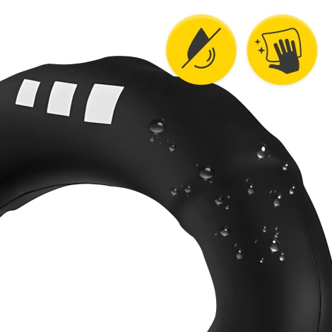 Silikonový posilovač zápěstí černý