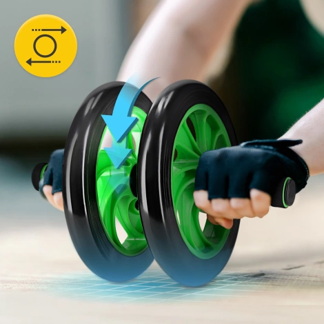 Posilovací kolečko AB WHEEL zelené