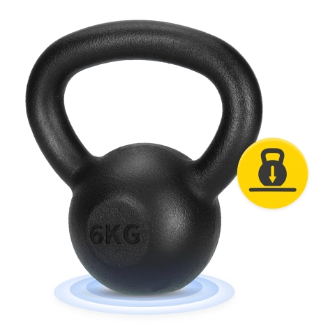 Litinová kettlebell činka 6 kg