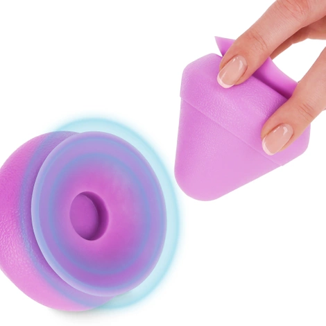 Masážní kužel na zeď fialový