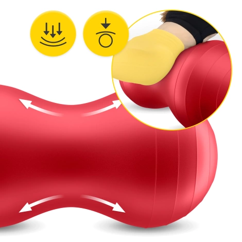 Rehabilitační míč PEANUT AIR BALL červený