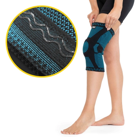 Elastická bandáž na kolenní kloub XXL modrá