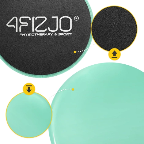 Klouzavé disky na cvičení SLIDE 2 ks.