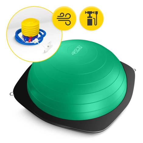 Balanční podložka s expandéry zelená