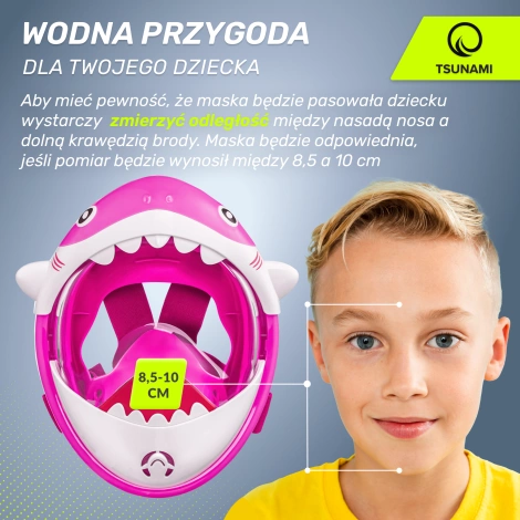 Potápěčská maska pro děti SHARK TSUNAMI