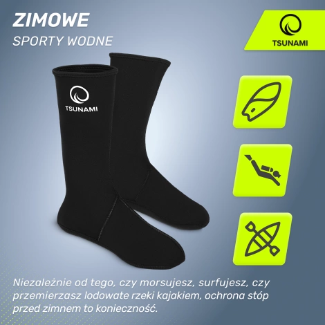 Neoprenové ponožky na otužování 44/45