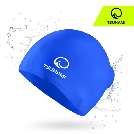 Plavecká čepice unisex TSUNAMI tmavě modrá
