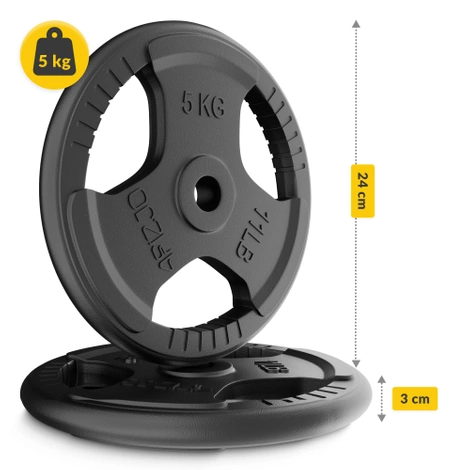 Litinová závaží 2 x 5 kg