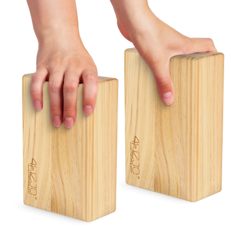 Blok na jógu dřevěný