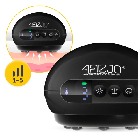 Elektrická masážní baňka černá