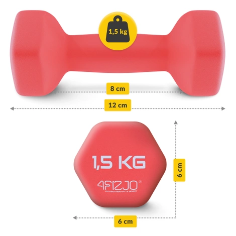 Jednoruční činky Classic 2 x 1,5 kg